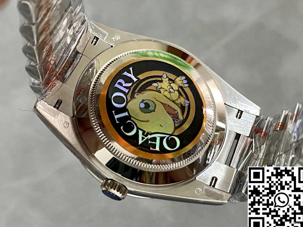 Date Steel Factory v5 Tungsten Day Rolex QF Green Dial M228239-0033 1121